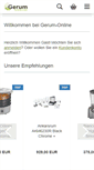 Mobile Screenshot of gerum-online.de