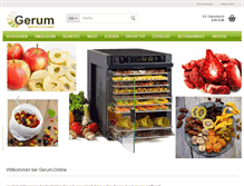 Tablet Screenshot of gerum-online.de